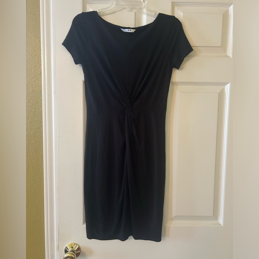 THREE DOT black dress made in USA SMALL LIKE NEW